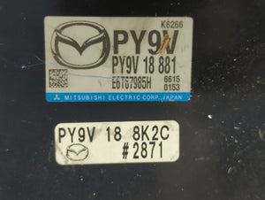 2017-2018 Mazda 3 PCM Engine Control Computer ECU ECM PCU OEM P/N:PY9W 18 881 PSAE 18 881, PY9W 18 881A Fits Fits 2016 2017 2018 OEM Used Auto Parts