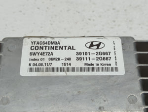 2011-2014 Hyundai Sonata PCM Engine Control Computer ECU ECM PCU OEM P/N:39101-2G667 Fits Fits 2011 2012 2013 2014 OEM Used Auto Parts