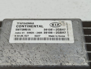 2015 Kia Optima PCM Engine Control Computer ECU ECM PCU OEM P/N:39108-2GBH7 39138-2GBH7 Fits OEM Used Auto Parts