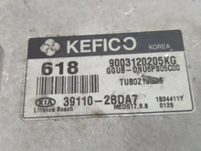 2012-2013 Kia Rio PCM Engine Control Computer ECU ECM PCU OEM P/N:39110-2BDA7 39110-2BDL5, 39110-2BDL6 Fits Fits 2012 2013 OEM Used Auto Parts