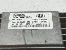 2011-2014 Hyundai Sonata PCM Engine Control Computer ECU ECM PCU OEM P/N:39101-2G667 Fits Fits 2011 2012 2013 2014 OEM Used Auto Parts