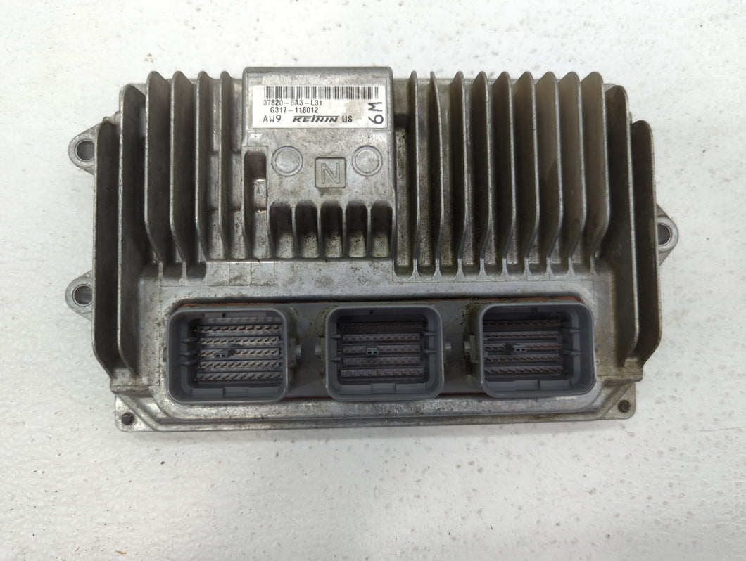 2014 Honda Accord PCM Engine Control Computer ECU ECM PCU OEM P/N:37820-5A3-L31 37820-5A3-L32 Fits OEM Used Auto Parts