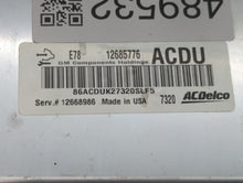 2017-2021 Buick Encore PCM Engine Control Computer ECU ECM PCU OEM P/N:12685776 Fits Fits 2017 2018 2019 2020 2021 OEM Used Auto Parts