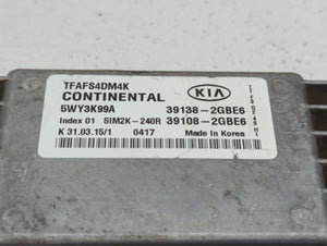 2014-2015 Kia Optima PCM Engine Control Computer ECU ECM PCU OEM P/N:39108-2GBE6 39138-2GBE6, 39108-2GBJ6 Fits Fits 2014 2015 OEM Used Auto Parts