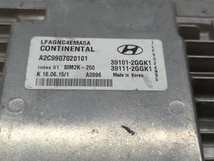 2015-2017 Hyundai Sonata PCM Engine Control Computer ECU ECM PCU OEM P/N:39111-2GGK1 39101-2GGK1 Fits Fits 2015 2016 2017 OEM Used Auto Parts