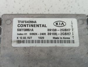 2015 Kia Optima PCM Engine Control Computer ECU ECM PCU OEM P/N:39108-2GBH7 39138-2GBH7 Fits OEM Used Auto Parts