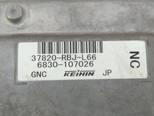 2010 Honda Insight PCM Engine Control Computer ECU ECM PCU OEM P/N:37820-RBJ-L66 Fits OEM Used Auto Parts