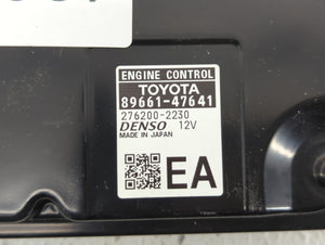 2017 Toyota Prius PCM Engine Control Computer ECU ECM PCU OEM P/N:89661-06K22 89661-47641 Fits OEM Used Auto Parts