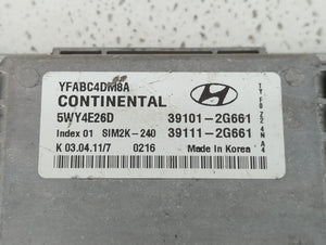 2011-2014 Hyundai Sonata PCM Engine Control Computer ECU ECM PCU OEM P/N:39111-2G661 39101-2G661 Fits Fits 2011 2012 2013 2014 OEM Used Auto Parts