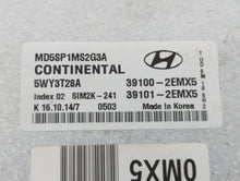 2015 Hyundai Elantra PCM Engine Control Computer ECU ECM PCU OEM P/N:39101-2EMX5 39100-2EMX5 Fits OEM Used Auto Parts