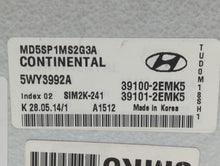 2015-2016 Hyundai Elantra PCM Engine Control Computer ECU ECM PCU OEM P/N:39101-2EMK5 39100-2EMK5, 39102-2ML6 Fits Fits 2015 2016 OEM Used Auto Parts