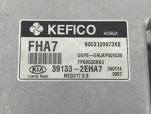 2016 Kia Soul PCM Engine Control Computer ECU ECM PCU OEM P/N:39131-2EHA7 39133-2EHA7 Fits OEM Used Auto Parts