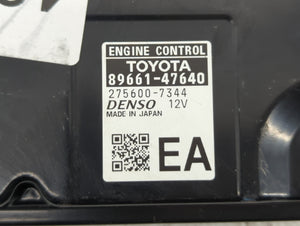 2016 Toyota Prius PCM Engine Control Computer ECU ECM PCU OEM P/N:89661-47640 39111-2G677, 39101-2G677 Fits OEM Used Auto Parts