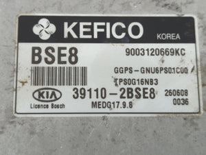 2016 Kia Soul PCM Engine Control Computer ECU ECM PCU OEM P/N:39110-2BSG3 39110-2BSE8 Fits OEM Used Auto Parts