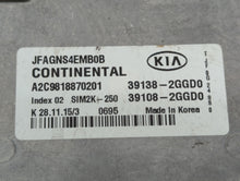 2016-2018 Kia Optima PCM Engine Control Computer ECU ECM PCU OEM P/N:39138-2GGD0 39108-2GGD0, 39138-2GGC0 Fits Fits 2016 2017 2018 OEM Used Auto Parts