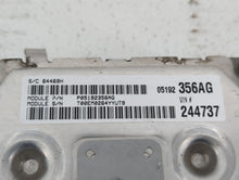 2014 Fiat 500 PCM Engine Control Computer ECU ECM PCU OEM P/N:P68086287AE Fits OEM Used Auto Parts