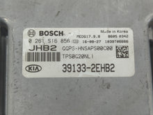 2017-2018 Kia Soul PCM Engine Control Computer ECU ECM PCU OEM P/N:39133-2EHB2 39133-2EHB7, 39133-2EHB6 Fits Fits 2017 2018 OEM Used Auto Parts