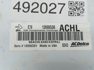 2017-2021 Buick Encore PCM Engine Control Computer ECU ECM PCU OEM P/N:12695536 Fits Fits 2017 2018 2019 2020 2021 OEM Used Auto Parts