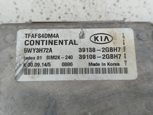 2015 Kia Optima PCM Engine Control Computer ECU ECM PCU OEM P/N:39108-2GBH7 39138-2GBH7 Fits OEM Used Auto Parts