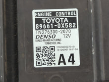 2019 Toyota Camry PCM Engine Control Computer ECU ECM PCU OEM P/N:89661-0X582 Fits OEM Used Auto Parts