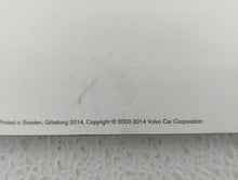 2014 Volvo S60 Owners Manual Book Guide OEM Used Auto Parts