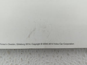 2014 Volvo S60 Owners Manual Book Guide OEM Used Auto Parts