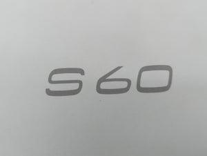 2014 Volvo S60 Owners Manual Book Guide OEM Used Auto Parts