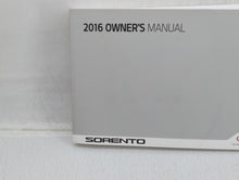 2016 Kia Sorento Owners Manual Book Guide OEM Used Auto Parts