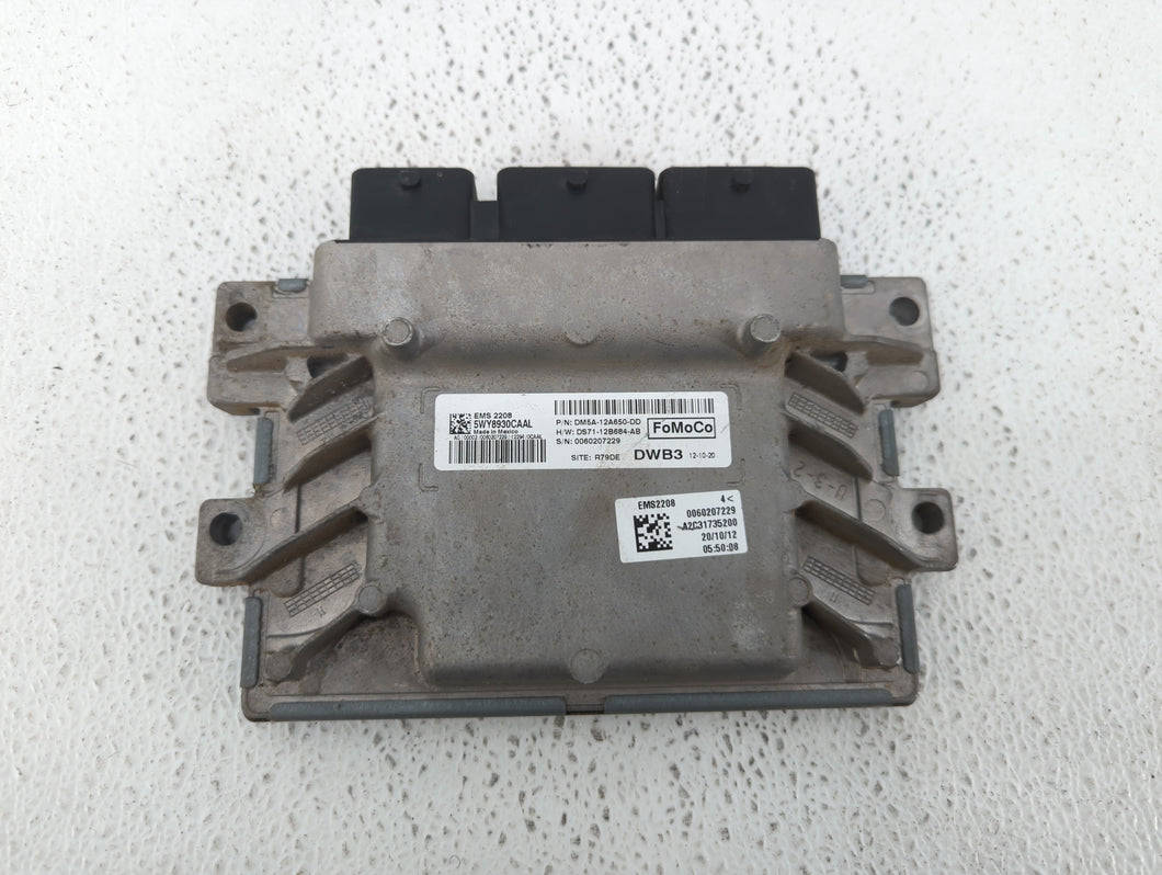 2013 Ford C-Max PCM Engine Control Computer ECU ECM PCU OEM P/N:DS71-12B684-AB DM5A-12A650-DD Fits OEM Used Auto Parts