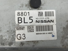 2013-2015 Nissan Sentra PCM Engine Control Computer ECU ECM PCU OEM P/N:NEC009-638 Fits Fits 2013 2014 2015 OEM Used Auto Parts