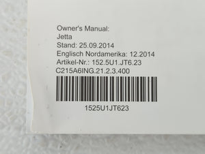 2014 Volkswagen Jetta Owners Manual Book Guide OEM Used Auto Parts