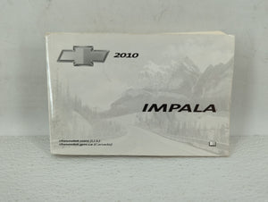 2010 Chevrolet Impala Owners Manual Book Guide OEM Used Auto Parts