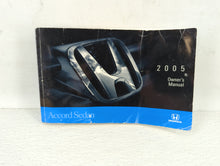 2005 Honda Accord Owners Manual Book Guide OEM Used Auto Parts