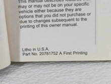 2011 Chevrolet Equinox Owners Manual Book Guide OEM Used Auto Parts