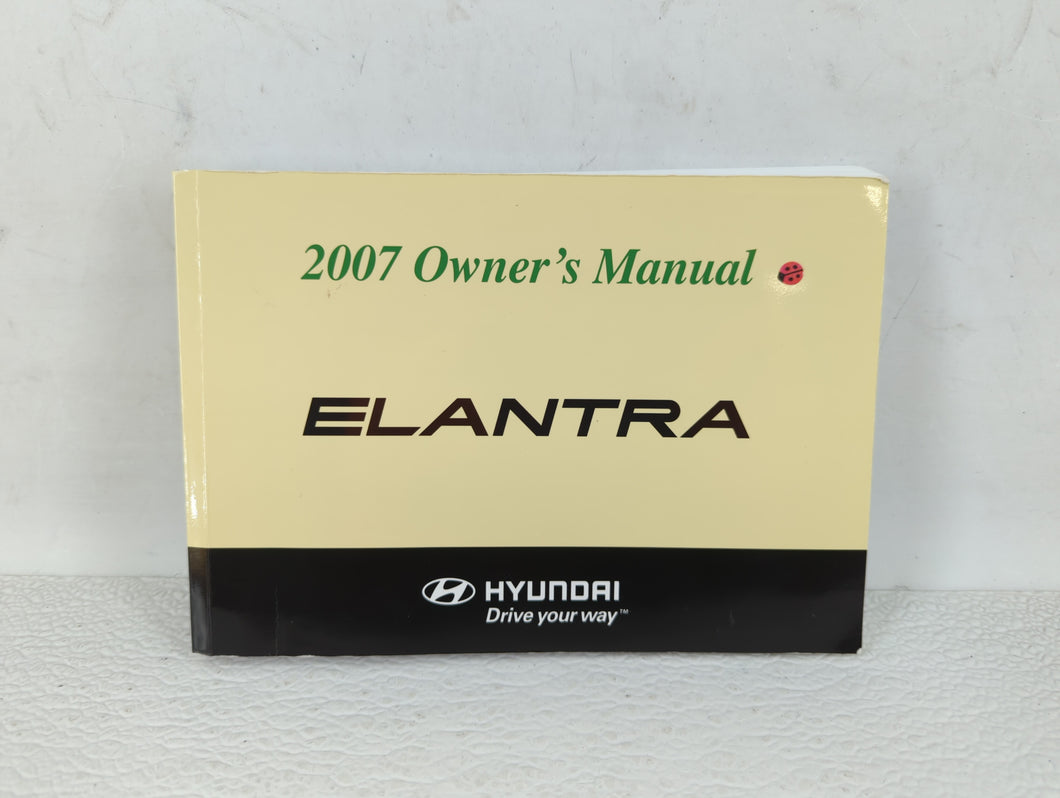 2007 Hyundai Elantra Owners Manual Book Guide OEM Used Auto Parts