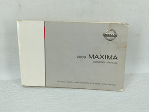 2009 Nissan Maxima Owners Manual Book Guide OEM Used Auto Parts