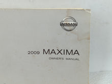 2009 Nissan Maxima Owners Manual Book Guide OEM Used Auto Parts