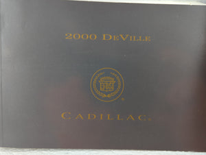 2000 Cadillac Deville Owners Manual Book Guide OEM Used Auto Parts