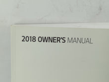 2018 Kia Optima Owners Manual Book Guide OEM Used Auto Parts