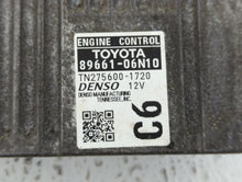 2015 Toyota Camry PCM Engine Control Computer ECU ECM PCU OEM P/N:89661-06N10 89661-06N11 Fits OEM Used Auto Parts