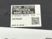 2012 Lexus Es350 PCM Engine Control Computer ECU ECM PCU OEM P/N:89661-33K30 Fits OEM Used Auto Parts