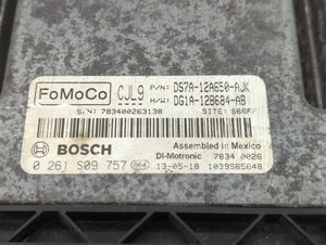 2013 Ford Fusion PCM Engine Control Computer ECU ECM PCU OEM P/N:DS7A-12A650-ANK DS7A-12A650-ANG, DG1A-12B684-AB Fits OEM Used Auto Parts