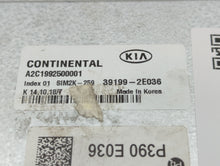 2019-2021 Kia Forte PCM Engine Control Computer ECU ECM PCU OEM P/N:39199-2E036 Fits Fits 2019 2020 2021 OEM Used Auto Parts