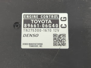 2008-2009 Toyota Camry PCM Engine Control Computer ECU ECM PCU OEM P/N:89661-06G41 89661-06G40, 89661-06G10 Fits Fits 2008 2009 OEM Used Auto Parts