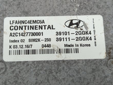 2015-2017 Hyundai Sonata PCM Engine Control Computer ECU ECM PCU OEM P/N:39101-2GGK4 Fits Fits 2015 2016 2017 OEM Used Auto Parts