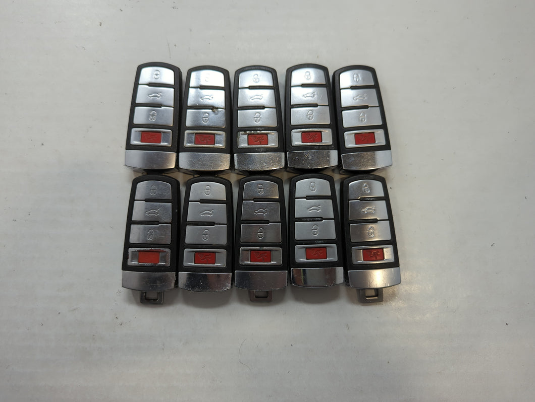 Lot of 10 Volkswagen Keyless Entry Remote Fob MIXED FCC IDS MIXED PART