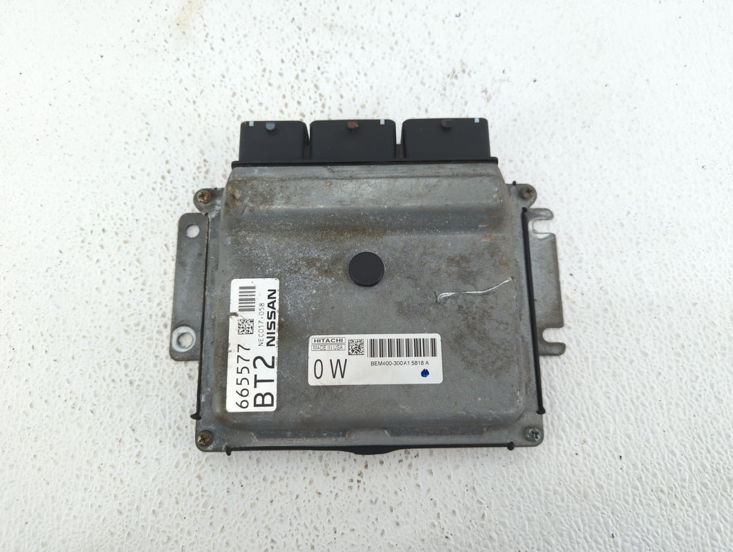 2013-2015 Nissan Sentra PCM Engine Control Computer ECU ECM PCU OEM P/N:BME400-300A1 NEC009-638 Fits Fits 2013 2014 2015 OEM Used Auto Parts