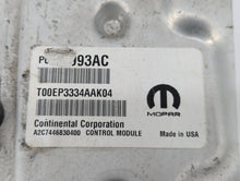 2015 Chrysler 200 PCM Engine Control Computer ECU ECM PCU OEM P/N:P05150993AC P68258531AA, P68102888AG, P68102888AC Fits OEM Used Auto Parts