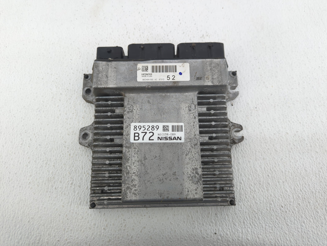 2018-2019 Nissan Pathfinder PCM Engine Control Computer ECU ECM PCU OEM P/N:BED40A-300 A2 NEC041-604 Fits Fits 2018 2019 2020 OEM Used Auto Parts