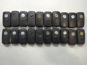 Lot of 20 Volkswagen Keyless Entry Remote Fob MIXED FCC IDS MIXED PART